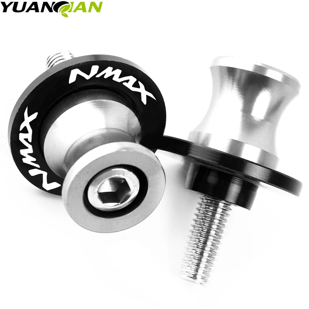 

For YAMAHA NMAX155 N-MAX155 NMAX 155 125 N-MAX 2017 2018 2019 Motorcycle CNC Frame Stands Sliders Swingarm Spools M6 Screw 6MM
