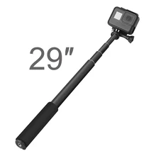 Monopode en aluminium de 29 pouces pour GoPro Hero, 8 7 6 5 Sjcam Sj8 Yi 4 K, bâton de Selfie pour caméra à Action pour accessoires Go Pro(China)