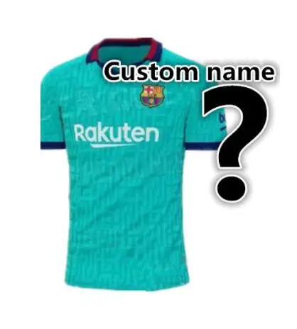 19 20 Новинка Barcaed Jersey soccer La Liga взрослая Футболка домашняя красная желтая Размер S-2XL футболка - Цвет: shirt