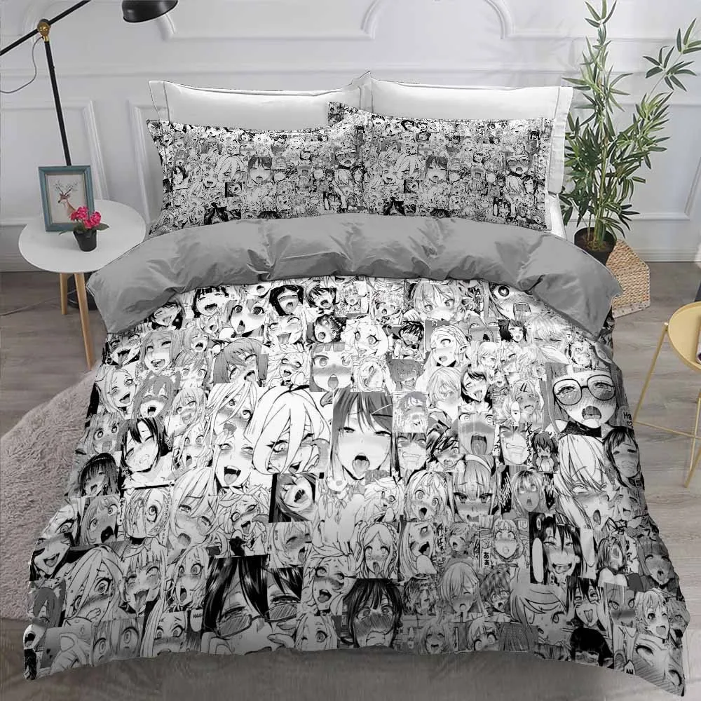 Anime Comforter Cover Naruto Bed Sets Cosplay Quilt Cover Pillow Cases for  Boys Teens Anime Fans No Comforter  Walmartcom