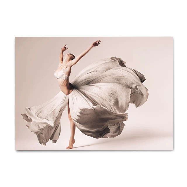 Poster-Flower-Tree-Dancing-Woman-Canvas-Painting-Wall-Art-Love-Quotes-Prints-Modern-Pink-Picture-For
