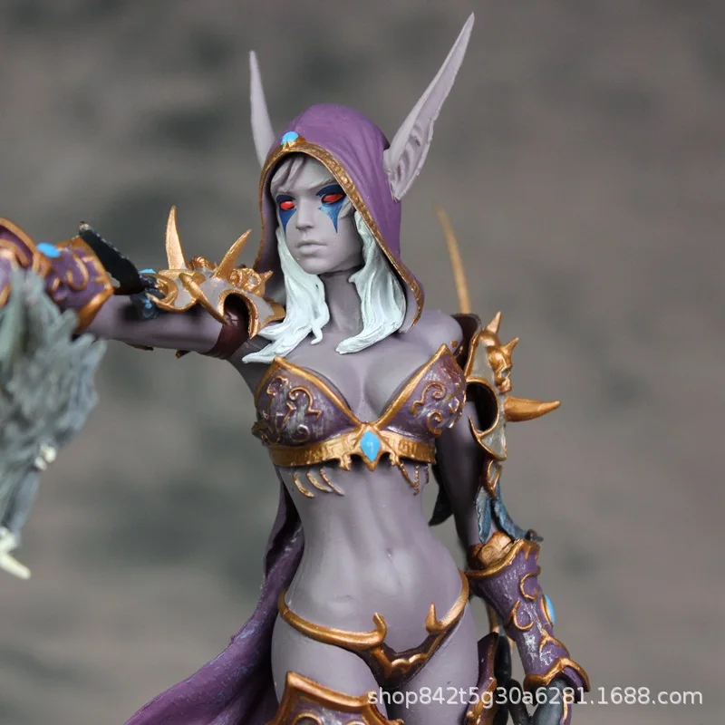 Рисунок игры World of Warcraft Сильвана призрак queen статуя Гараж Комплект Модель изысканное украшение