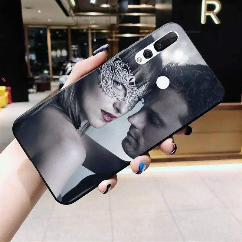 Fifty Shades Of Grey Phone Case Huawei Y6P Y8S Y8P Y5II Y5 Y6 2019 P Smart Prime Pro pu case for huawei Cases For Huawei