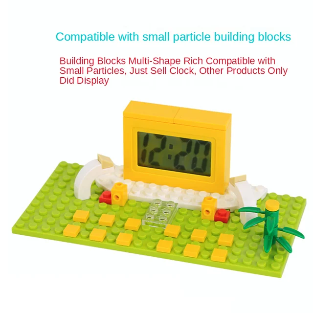 Clock Watch Parts Building Blocks 2x8 DIY Calendar Time City Model Accessories Bricks Construction Toys for Children Gifts 4