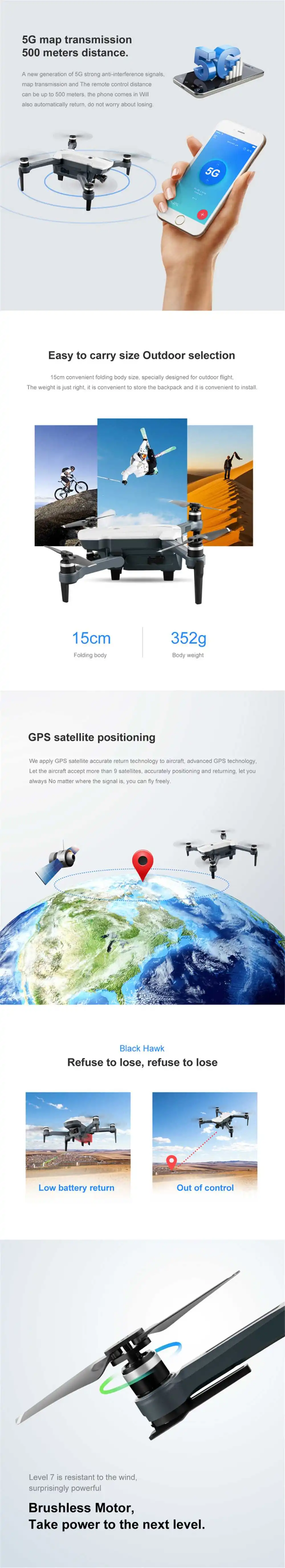 Presale CG028 4K HD 16 мегапиксельная воздушная Дрон с 5G передача изображения gps позиционирование складной многофункциональный Радиоуправляемый квадрокоптер