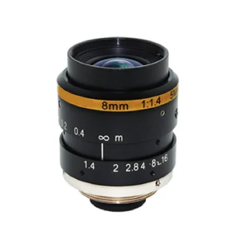

Shenzhen Smart Security 1/1.8 inch 8mm F/NO 1.4 low distortion C Mount Machine Vision application fixed focus F1.4 3 megapixel