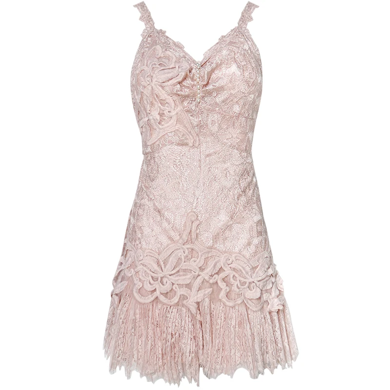 

Cakucool New Women Runway Design France Elegant Lace Jumpsuits Embroidery Pearl Beading Backless Sexy Overall Playsuits Female