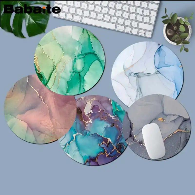 Babaite New Arrivals Marble Delicious Ice Cream High Speed round Mousepad Anti-Slip Laptop PC Mice Pad Mat gaming | Компьютеры и офис