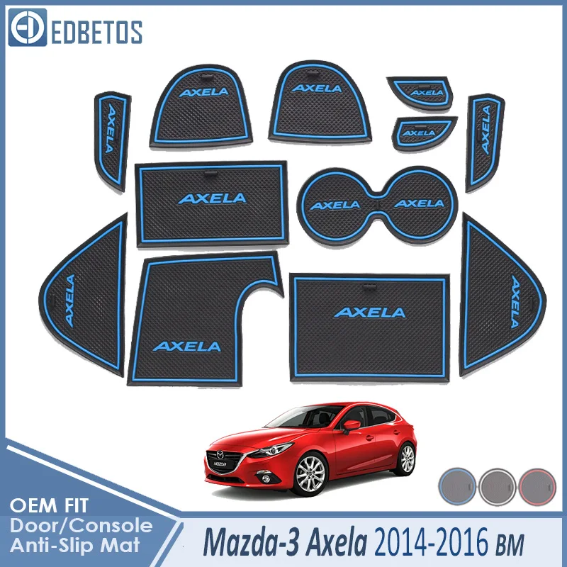 Противоскользящий коврик для Mazda 3 Axela BM MK3, аксессуары для подтяжки лица, Противоскользящий коврик для двери