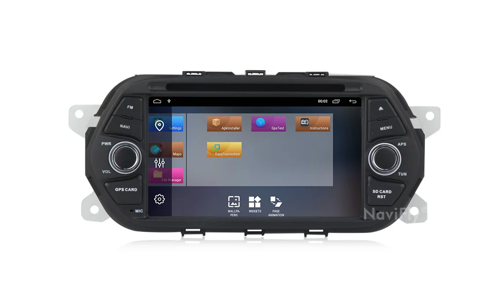 Discount NaviFly Android 9.1 car multimedia player for Fiat Tipo Egea 2015 2016 2017 DVD GPS Navigation Wifi Quad Core 2G RAM 32G ROM Map 15