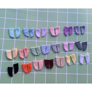 

Ob11 baby clothes accessories socks 12 points BJD baby clothes Meijie pig socks GSC clay socks bottoming socks stripes ob11 baby