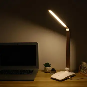 

LED Foldable Lamp Touch Control Desk Lamp Adjustable Light Level Desk Light (Rose Gold)