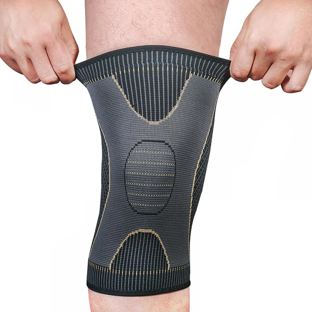 Knee Support Pads Sports Fitness Knee Braces For Arthritis Work Orthopedic Elastic Running Football Sport Kneepad Gym Protector