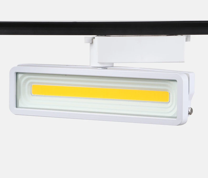Fanlive 8PCS COB 50W LED Track Lamp Modern Minimalist Spotlight For Clothing Store Shop Track Rail Light AC220V