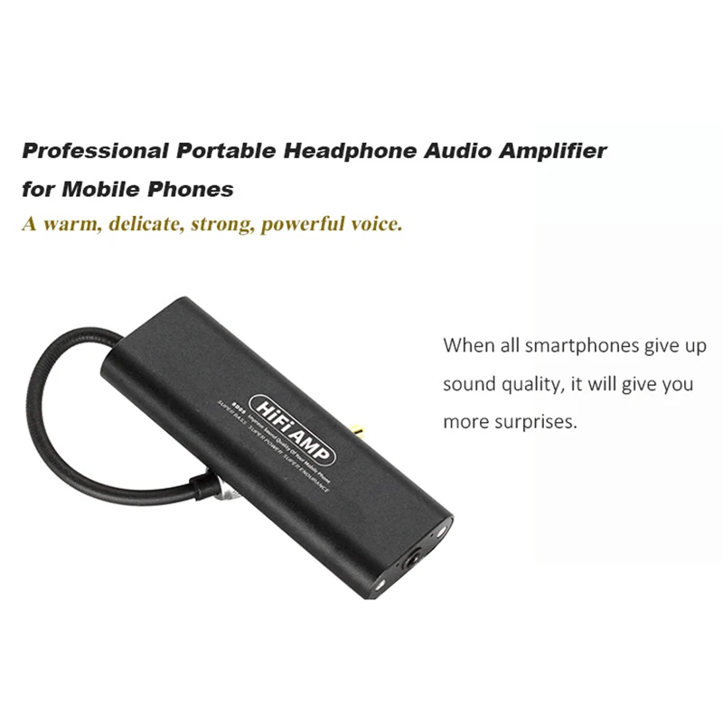 VICLIN SD05 Mobile Phone Amp HIFI Headphone o Amplifier High Thrust High Impedance Long Battery Life