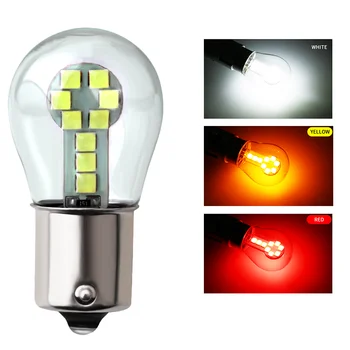 

2pcs Car 1156 BA15S P21W LED 1157 BAY15D P21/5W Bulb R5W R10W Auto Turn Signal Light S25 Auto Brake Lamps 12V Car Gadgets Goods