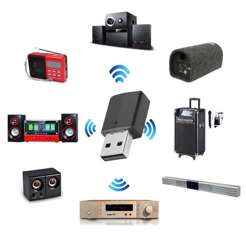 5,0 USB Bluetooth передатчик приемник Мини 3 в 1 3,5 мм AUX Jack HIFI стерео аудио беспроводной адаптер для ТВ ПК автомобильный комплект