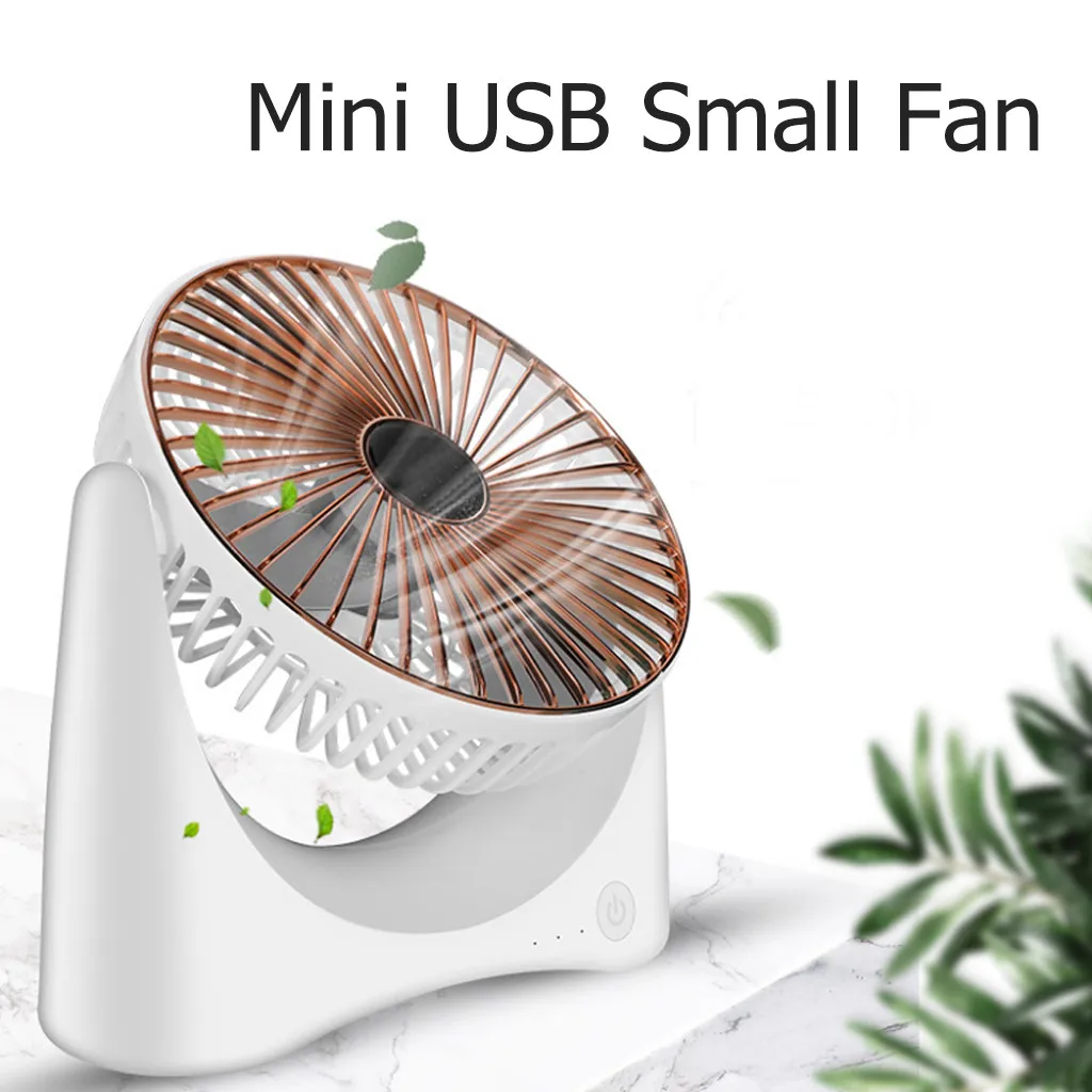 Mini USB Small Fan Dormitory Desk Portable Silent Fan Cable Adjustable Paper Fans Party Decorations Mini Fans