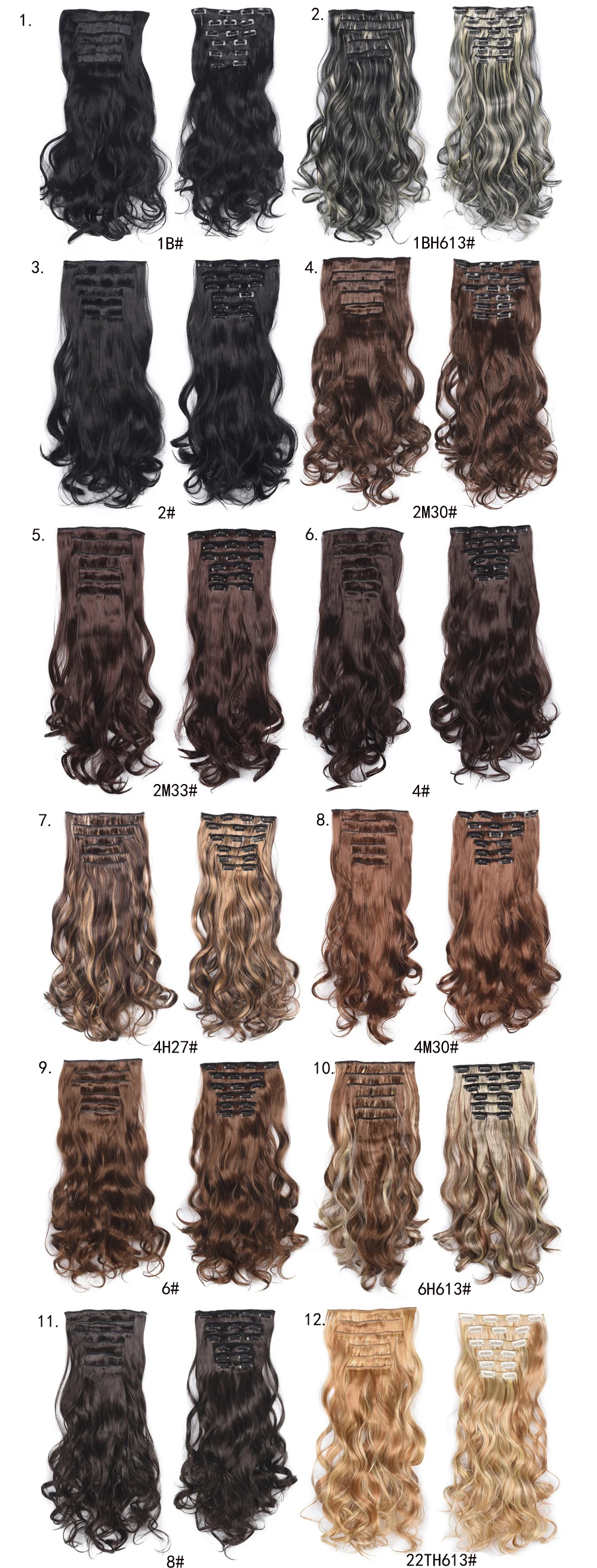 卡子发卷发6件套连图1