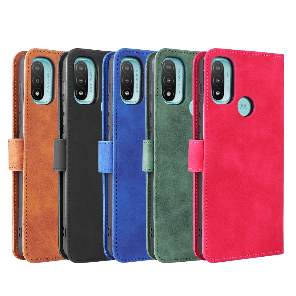 Custodia In Pelle Flip Per Motorola Moto E20 Custodia Portafoglio Custodia A Libro Per Motorola Moto E20 Cover Borsa Magnetica Per Telefono Per Moto E