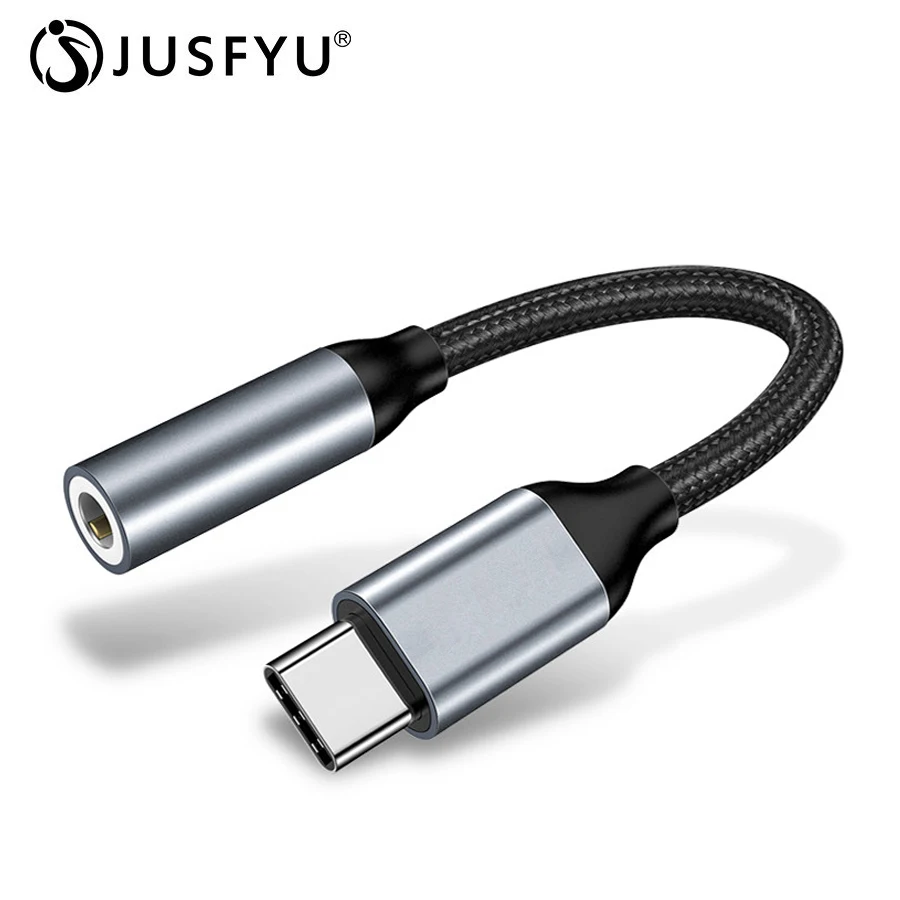 Кабель-адаптер USB-C type C до 3,5 мм разъем аудио кабель для наушников Aux Кабель-адаптер для Xiaomi samsung huawei смартфон аксессуар