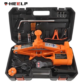 

E-HEELP Electric Car Jack 12V 3ton with Manual Wrench & Wheel chock&wireless remote Electric Auto Lifting Tool Car jacks