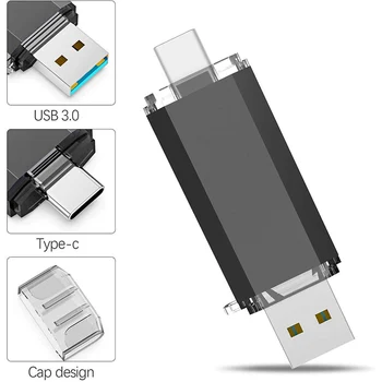 

Smartphone Pendrive Type C USB Flash Drive cle usb 3.0 stick 64GB TypeC pen drive 4GB 8GB 16GB 32GB 128GB storage devices