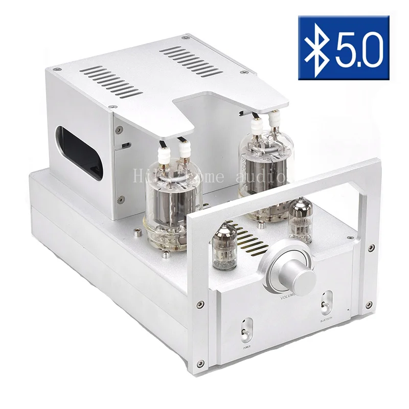 

BRZHIFI FU29 Class A HIFI Tube Amplifier, 10W*2 Bluetooth 5.0 Sound Amplifiers HD Audio Power Amplifier Home Theater System
