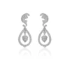 Cubic Zircon CZ Princess Kate Middleton Earring,Wedding Dangle Earring for Bridal Women Girl Prom Jewelry CE11128A 1