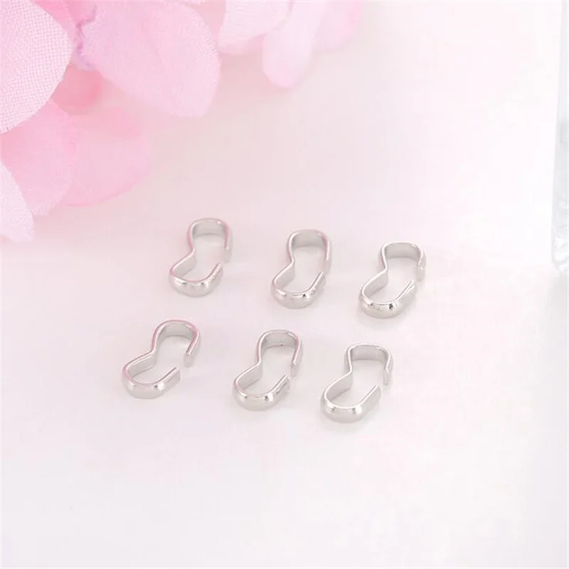 100 stücke 7/8/9/10/11/14mm Schnell Links Anschlüsse 3 Form Charme knoten Kette Verschluss für DIY Armband Halskette Schmuck Machen – Detail 8