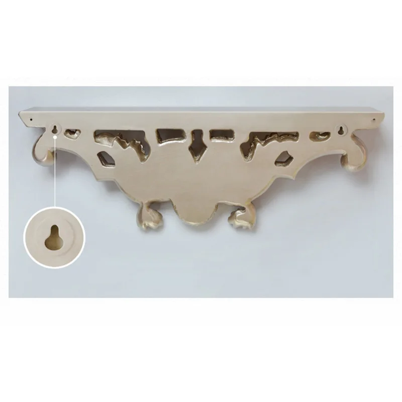 European Creative Sundries Holder Wall Hanging Resin Three-dimensional Storage Racks Partition Shelf Living Room Wall Decoration