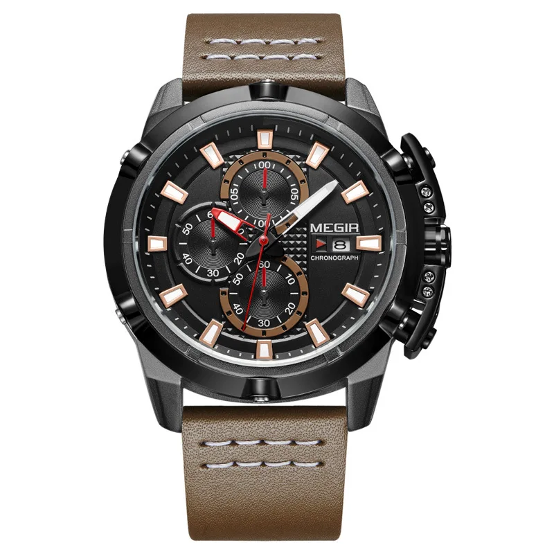 

Natural Detox Gainer Me G Ir MEN'S Watch Characteristics Multi-functional Timing Calendar Cool Watch Quartz Watch 2062G