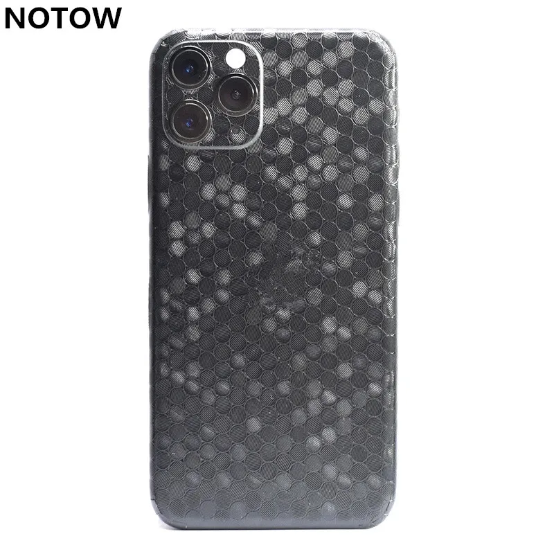 NOTOW 3D соты dot кожа ПВХ стикер обёрточная бумага кожи мобильный назад паста Защитная пленка для iPhone11/11pro/11 promax/X/XR/8 6plus