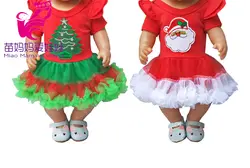 43 см для ухода за ребенком для мам детские игрушки куклы рождественское платье для девочек 18 дюймов Кукла, игрушки для девочек