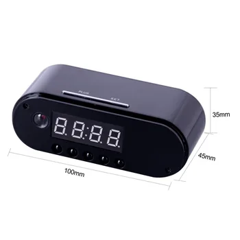 

For Camera Mini DV DVR Camcorder 1080P H 264 Table Clock Camera Alarm Setting Mini Camera IR Night Vision Wifi Cam IP Clock