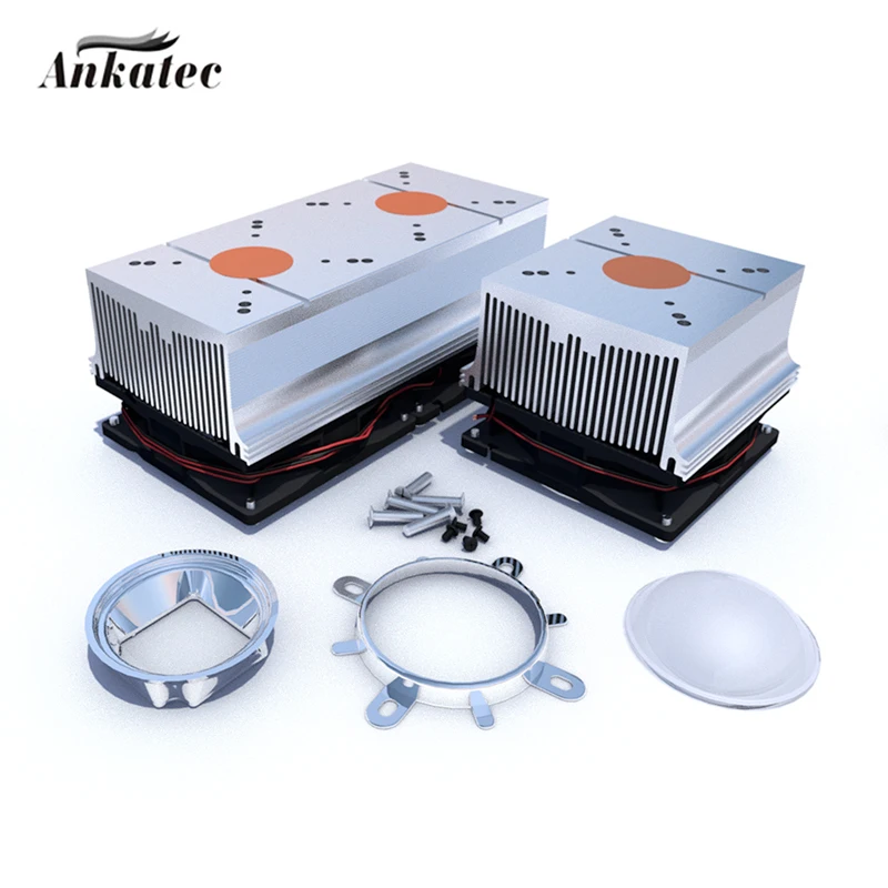 Matrix LED chip Radiator Beads Heatsink Aluminum Heat Sink Cooling Cooler Fit LED Transistor Module Power PCB Heat Dissipation Electronic Products and Boards