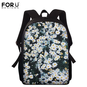 

FORUDESIGNS Girls Back to School MultiPurpose Backpack Vintage Floral Pattern Women Travel Hiking Lightweight Bags Mochila Bolsa