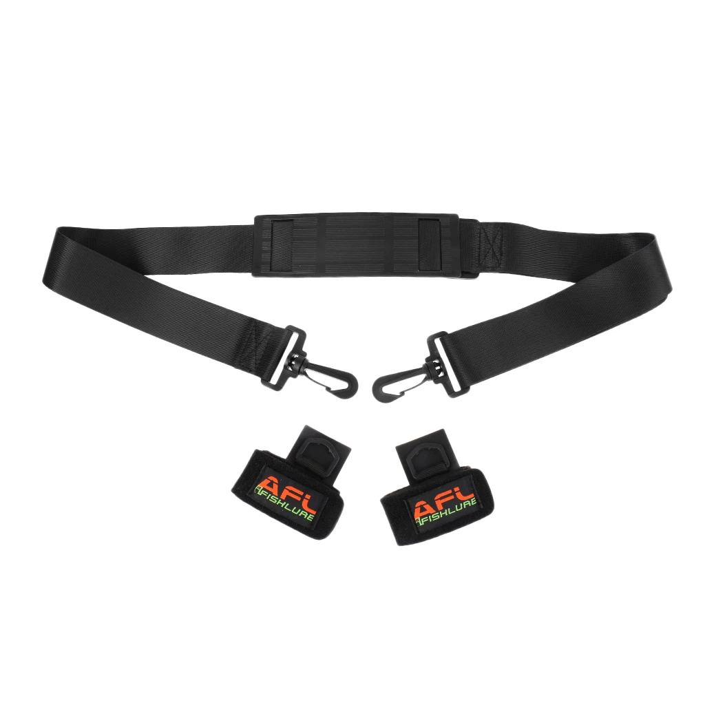 Упаковка из 2 рыболовных удочек с ремнем безопасности, Наплечные ленты для удочки