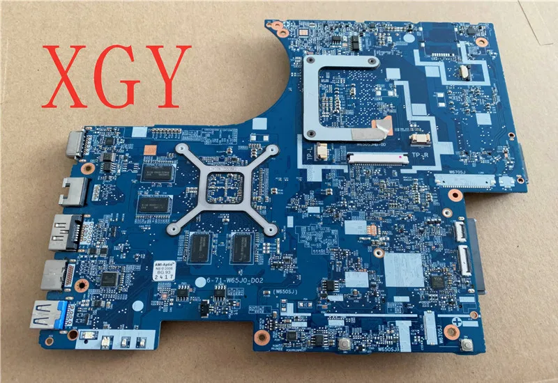 Apto para Clevo Moterboard Portátil Placa-mãe 2gb 6-71-w65j0-d02 6-77-w650sj00-d02 N15p-gt-a2 100% Teste ok W650 W650sj - Imagem 5