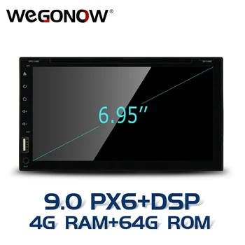 

PX6 IPS Car DVD Player Android 9.0 4GB RAM 64GB ROM 8 Core GPS navi RDS Radio USB Disc AUX MIC wifi Bluetooth5.0 For universal