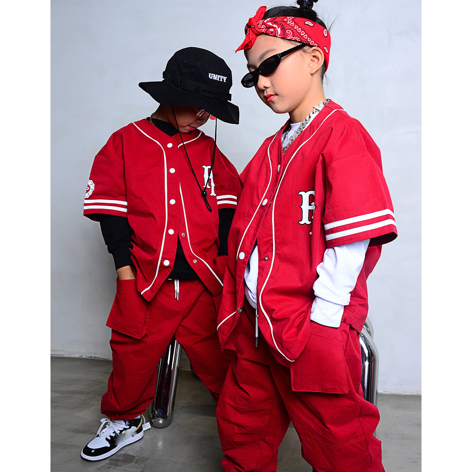 Kids Hip Hop Dance Clothes Jazz Street Dance Wear Festival Outfits