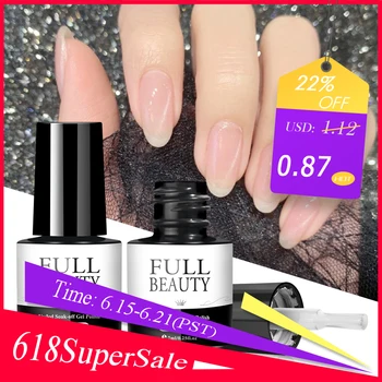 

No Wipe Top Base Coat Gel Polish Long Lasting Clear Soak Off Lacquer Glossy Sealer Gel Nail Art Manicure Varnish Primer BE1571-2