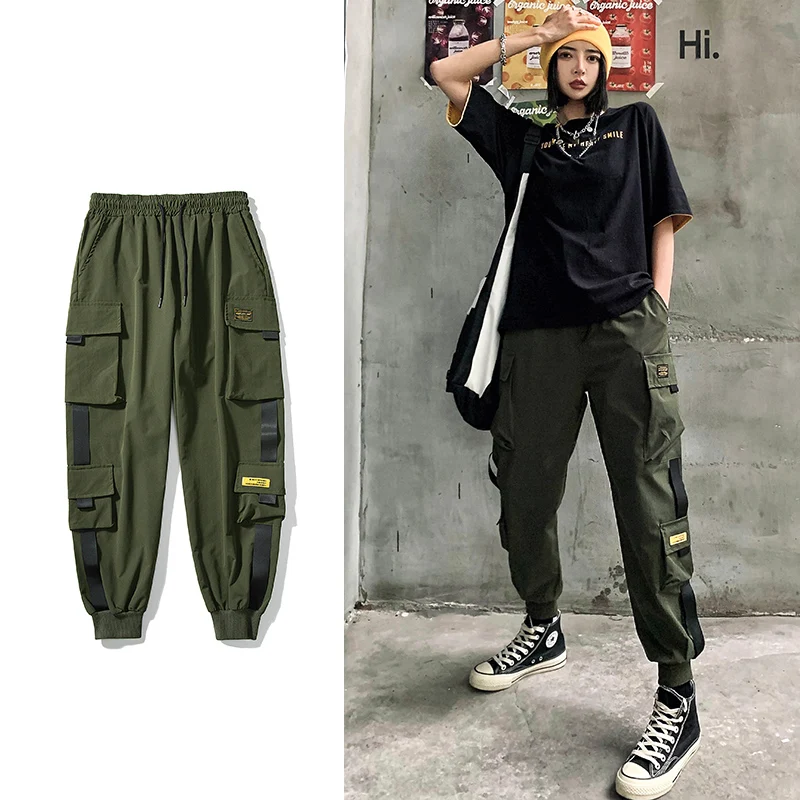 Hip Hop Baggy Cargo Pants-3