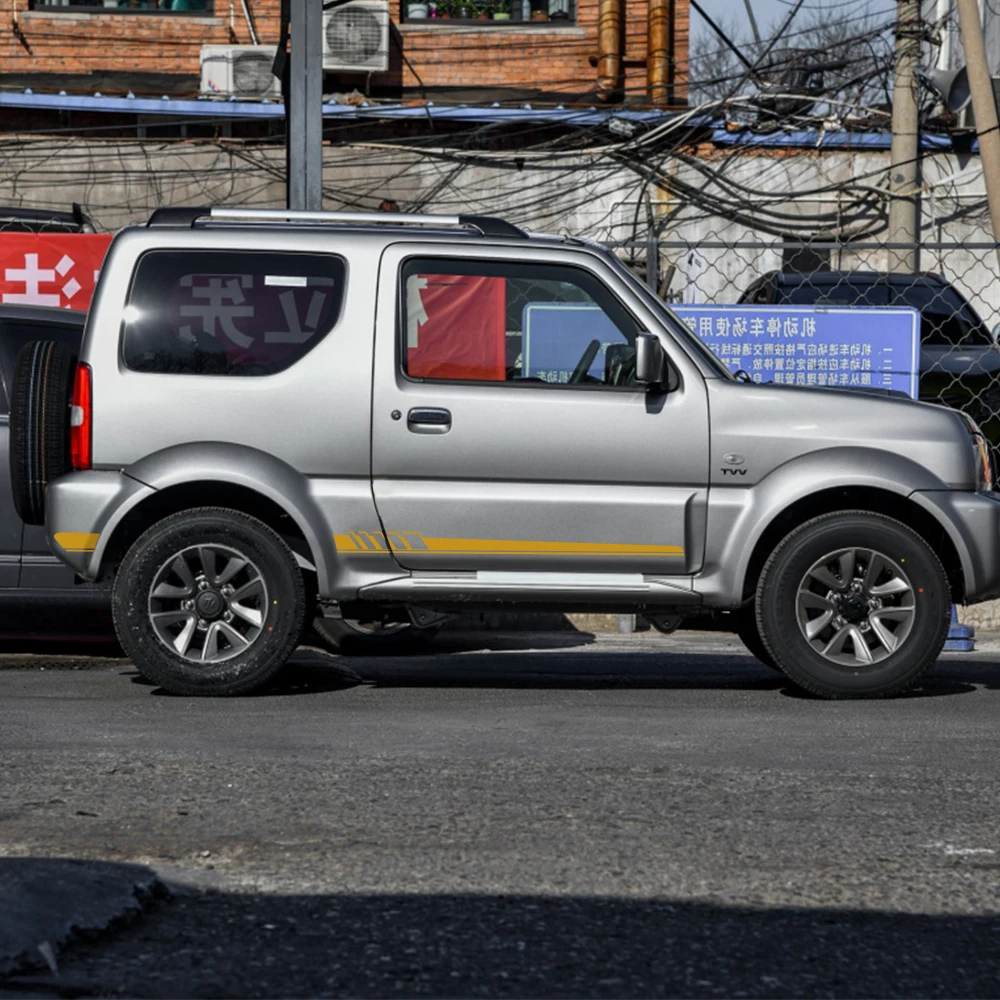 2 шт. для Suzuki Swift SX4 Jimny Ignis Alto Samurai Baleno Grand Vitara Автомобильная наклейка с боковой полосой виниловая пленка аксессуары для тюнинга автомобиля