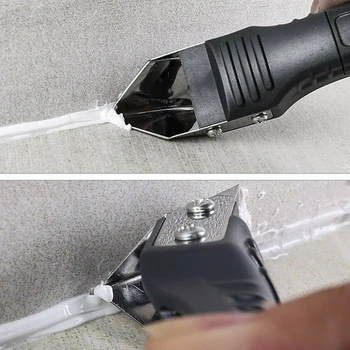 

Full-featured Rubber Squeegee Silicone Remover Caulking Agent Repair Agent Sealant Smooth Scraper Grout Kit Tool Metal 5-in-1