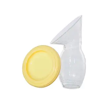 

Portable Full SiliconeBaby Feeding Manual Breast Pump Partner Breast Collector Automatic Correction Breast Milk Silicone Pumps