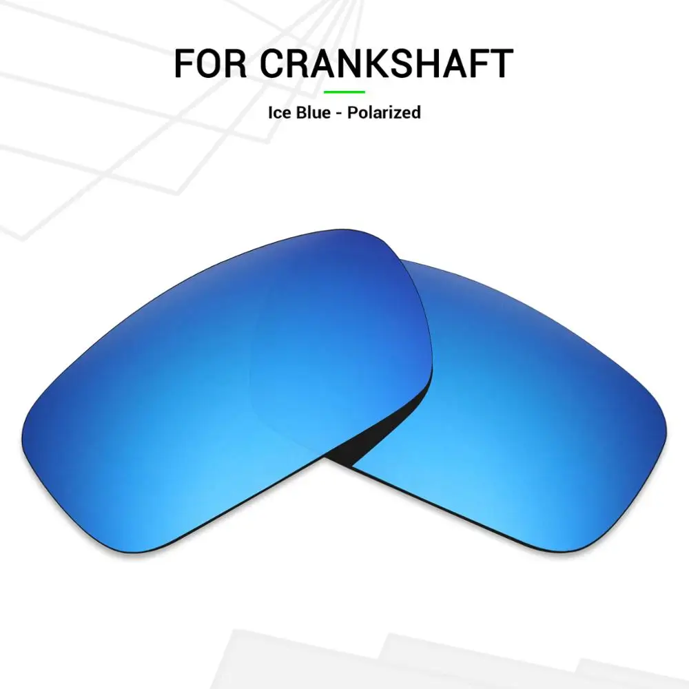 Mryok ПОЛЯРИЗОВАННЫЕ замены оптические линзы для Oakley коленчатого вала солнцезащитные очки цвета "ледяной синий"