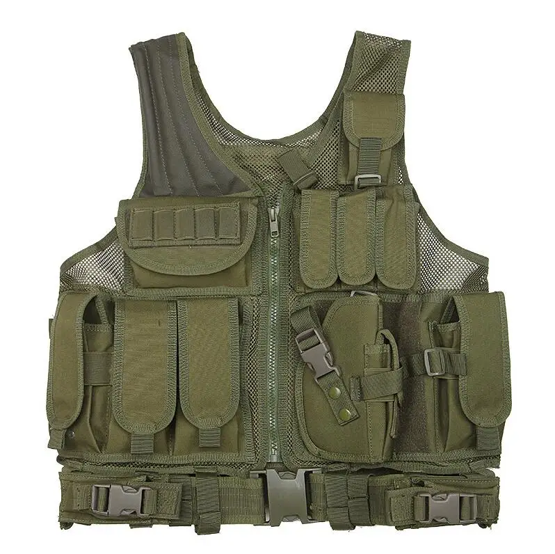 Военная одежда жилет тактический военный Военная Униформа армейская боевая рубашка Colete Многофункциональный жилет - Цвет: Armygreen