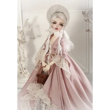 

1/4 BJD Dolls Minifee Ren Female Makeup Dolls Set with Eyes and Full Clothing DIY Fashion Toys Gift For Girls