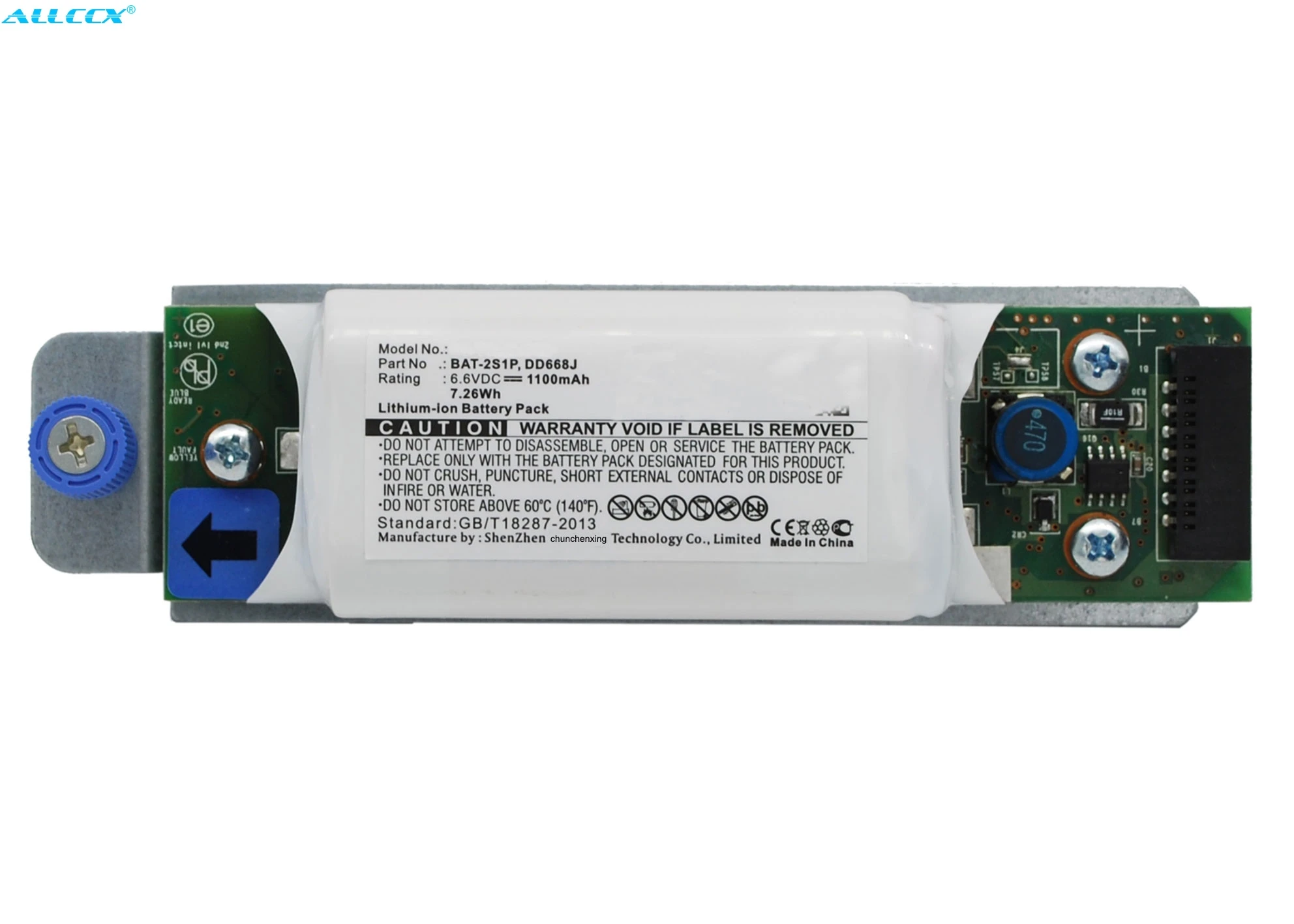 ALLCCX 1100mAh Battery for DELL PowerVault MD3200 MD3200I MD3220 For IBM System Storage DS3500 DS3512 DS3524 DS3700 | Электроника
